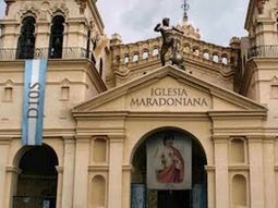 Así celebró la Iglesia Maradoniana el día que Diego cumpliría años