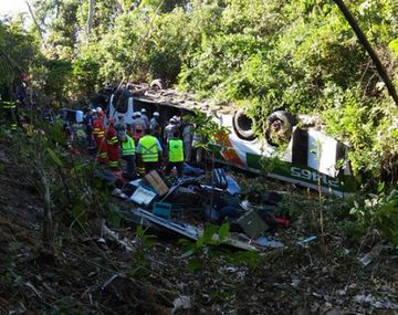 Hay 8 muertos por la caída de un micro