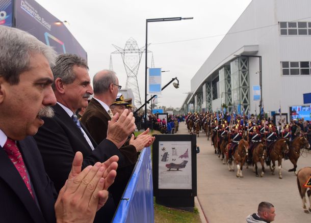 Rossi y Aníbal encabezaron en Tecnópolis el acto en homenaje a San Martín