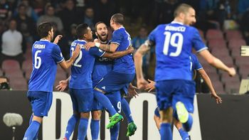 El grito desaforado de Gonzalo Higuaín ante Nápoli El grito desaforado de Gonzalo Higuaín ante Nápoli