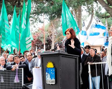 CFK en El Calafate: Los que se quejan no merecen ser gobierno