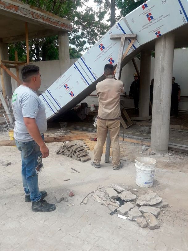 Un muerto y dos heridos por un derrumbe en una construcción en Munro