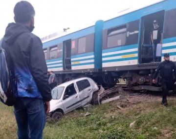 Caos en el tren Sarmiento por un accidente en Merlo