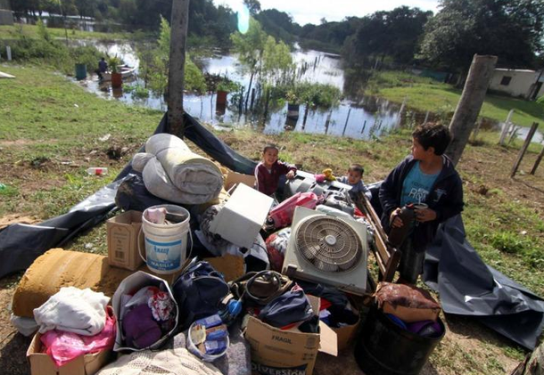 Suman 1300 los evacuados en Chaco por la crecida del Paraná