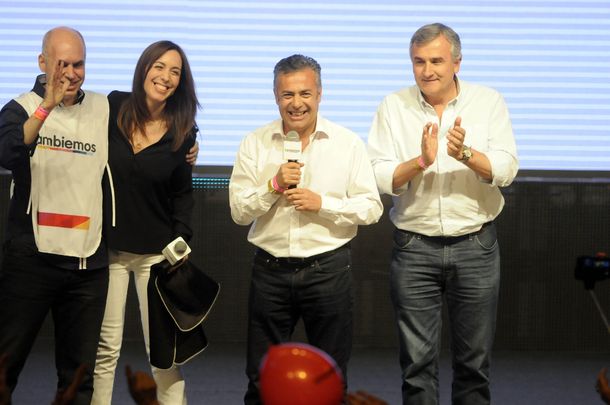 Los festejos de Macri presidente