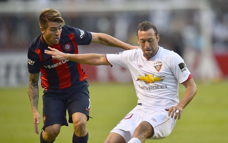 San Lorenzo cayó ante Liga de Quito en su debut en la Copa Libertadores