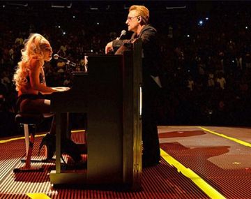 Lady Gaga cantó con U2 en el Madison Square Garden
