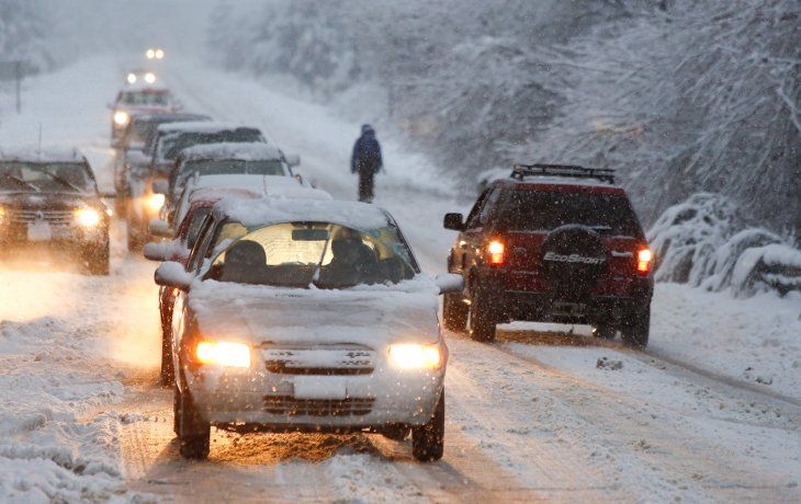 Alerta por nieve en cuatro provincias