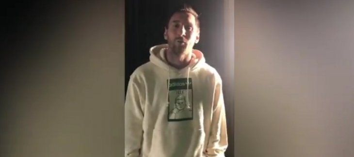 El sorpresivo video con el que Messi alentó a un equipo femenino de handball