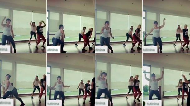 VIDEO: Gianinna Maradona y Claudia Villafañe, a puro ritmo en una clase de baile
