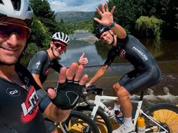 las postales del desafio en bicicleta que encaro scaloni en las sierras de cordoba las postales del desafio en bicicleta que encaro scaloni en las sierras de cordoba