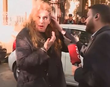 La presunta dueña de los autos chocados en Flores agredió a un camarógrafo de C5N