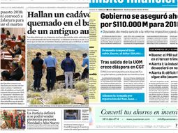 Tapas de diarios del jueves 21 de diciembre de 2017