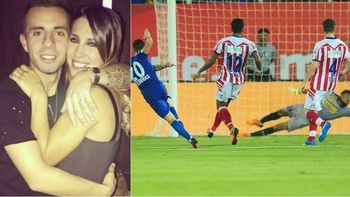 Matías Defederico hizo un gol y se lo dedicó a Cinthia Fernández. Matías Defederico hizo un gol y se lo dedicó a Cinthia Fernández.