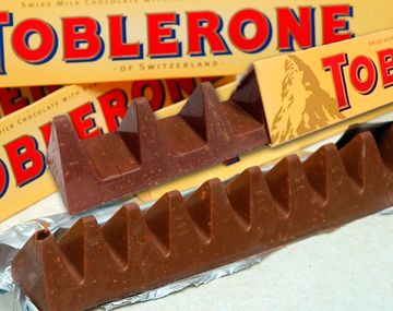 El espacio entre los triángulos del Toblerone se achica