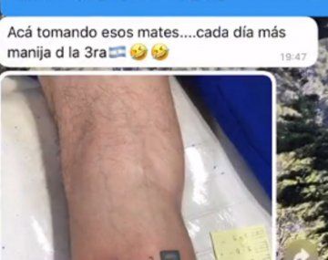 El chat viral por un curioso y optimista tatuaje mundialista: Esto es para valientes