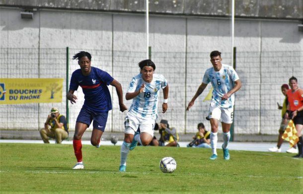 La Selección Argentina Sub-20 fue goleada por Francia