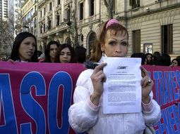 Travestis protesta DYN