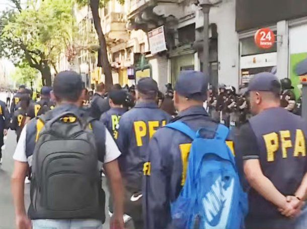 Otra vez: desmedido operativo policial en la marcha de jubilados frente al Congreso