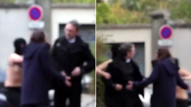 El grupo activista Femen secuestró a un sacerdote