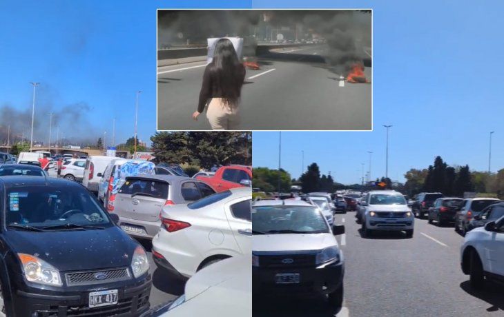 Caos en la Autopista Riccheri por una protesta de vecinos