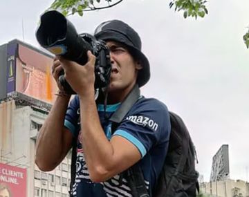 C5N mostró las fotos que sacó Pablo Grillo antes de ser herido por Gendarmería