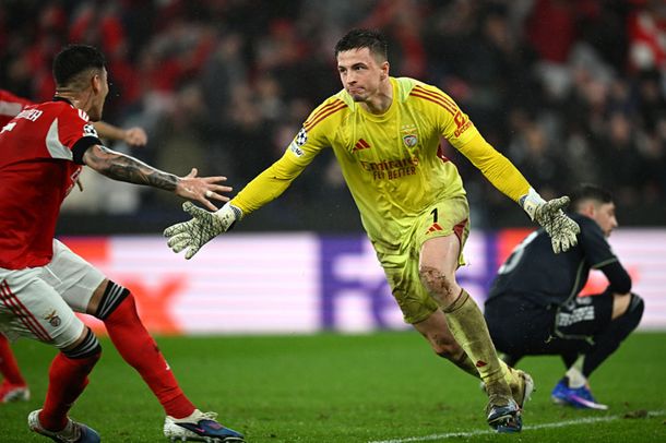 Locura en Champions League: el gol agónico del arquero del Benfica contra el Real Madrid para avanzar de ronda