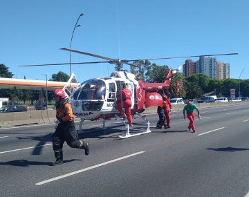 Un choque múltiple en la General Paz dejó tres heridos