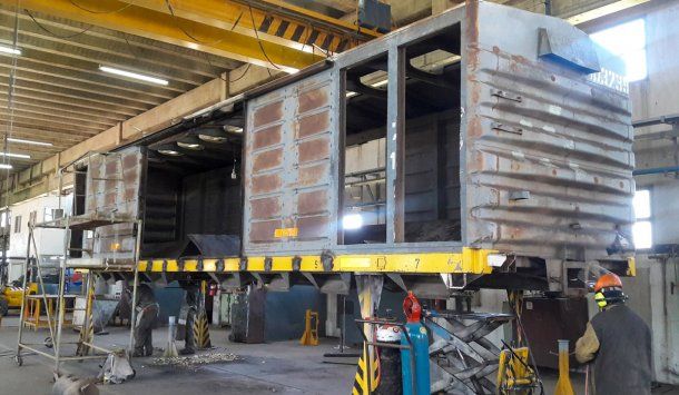 Trenes Argentinos ubicó y rescató un centenar de vagones. Foto: Crónica Ferroviaria