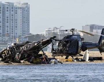 Impresionante choque entre dos helicópteros en Australia: cuatro muertos