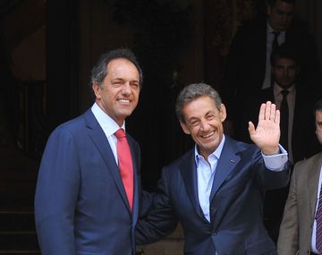 Diálogo entre Scioli y Sarkozy por Malvinas