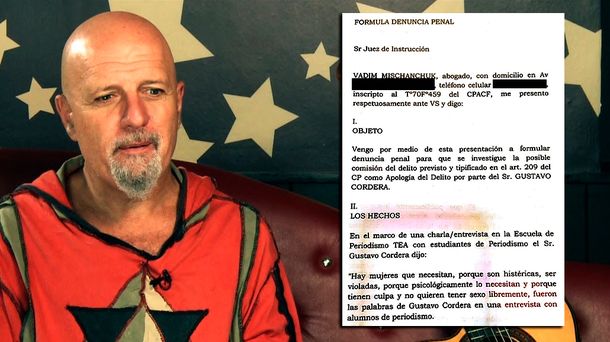 ¿A cuánto puede ascender la pena a Cordera por hacer apología de la violación?