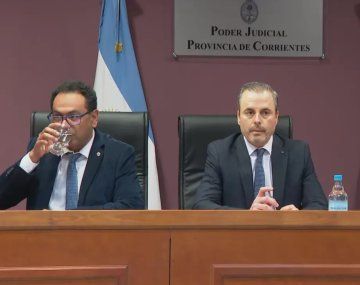 Los fiscales del caso Loan brindron una conferencia de prensa.&nbsp;