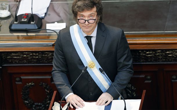 Javier Milei en el Congreso. Javier Milei en el Congreso.