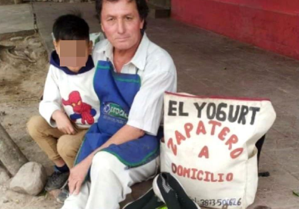 La historia de El Yogurt, el único zapatero a domicilio de Salta