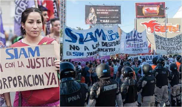 Alejandra lucha contra un ambiente patriarcal y por el trabajo de sus compañeros