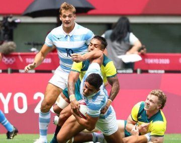 Gran triunfo de Los Pumas 7: vencieron a Australia en el debut en Tokio 2020