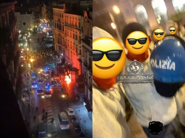 Incidentes en la Champions League: hinchas de Unión Berlin fueron detenidos en Nápoles