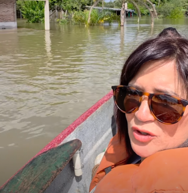 Corrientes: cómo sigue la cronista de C5N que se cayó al agua en medio de la inundación