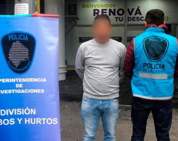 Detuvieron al Loco del bate: tenía antecedentes y golpeaba a la gente