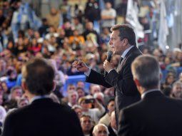 Massa reivindicó la movilidad social ascendente para que el hijo de un trabajador llegue a la universidad