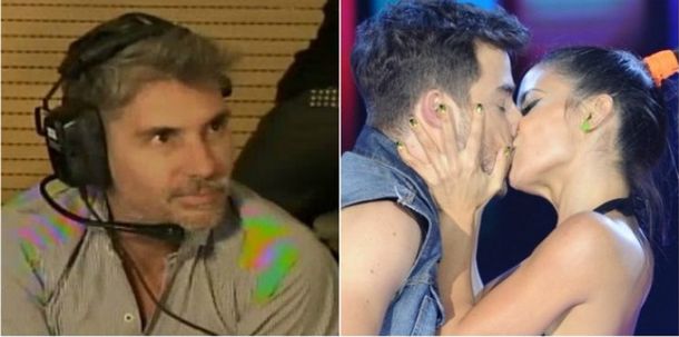 Lourdes Sánchez se besó con Fernando Dente enfrente del Chato Prada