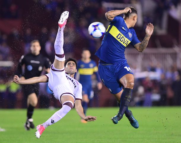 En el final del partido, Boca le ganó a Lanús en el Sur