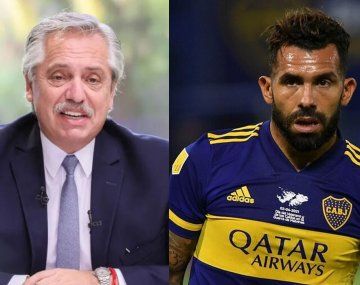 El comentario de Alberto Fernández sobre el Superclásico: ¡Qué foul hizo Tevez!