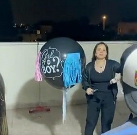 Viral: un globo para revelar el sexo del bebé y un final inesperado