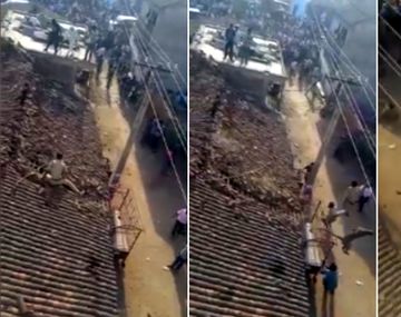 Un leopardo causó pánico en la India