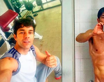 Mariano Martínez calentó las redes con éstas fotos