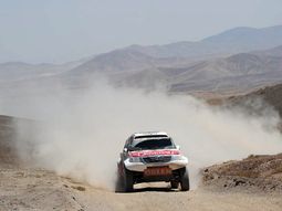 la decima etapa del dakar, en medio del desierto la decima etapa del dakar, en medio del desierto