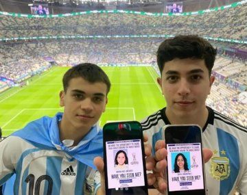 Scaloneta solidaria: difundirán caras de niños y niñas perdidos en el Monumental