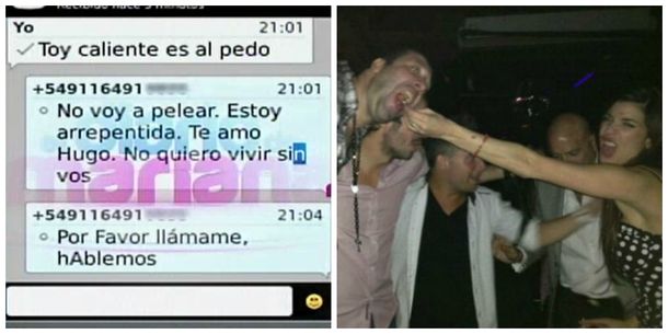 Chats confirman la relación de Andrea Rincón con el financista
